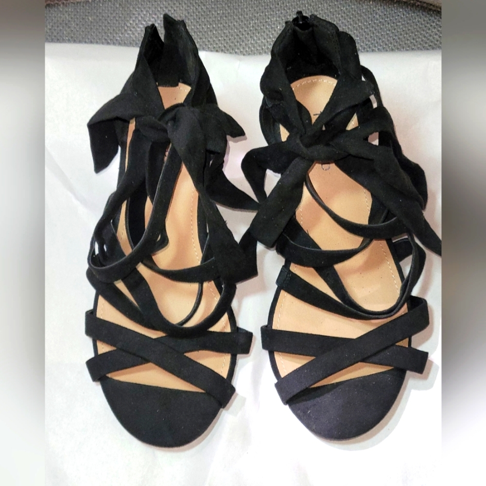 Torrid strappy cone heel shoes